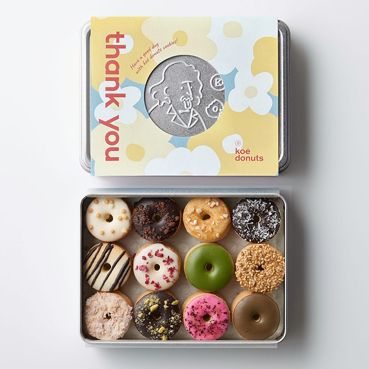 koe donuts (コエ ドーナツ) クッキー缶 の写真