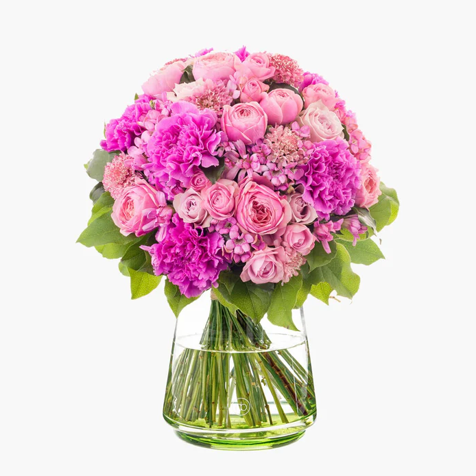 エミリオロバ フラワーアレンジメント 花束 花瓶 セット バラ 造花