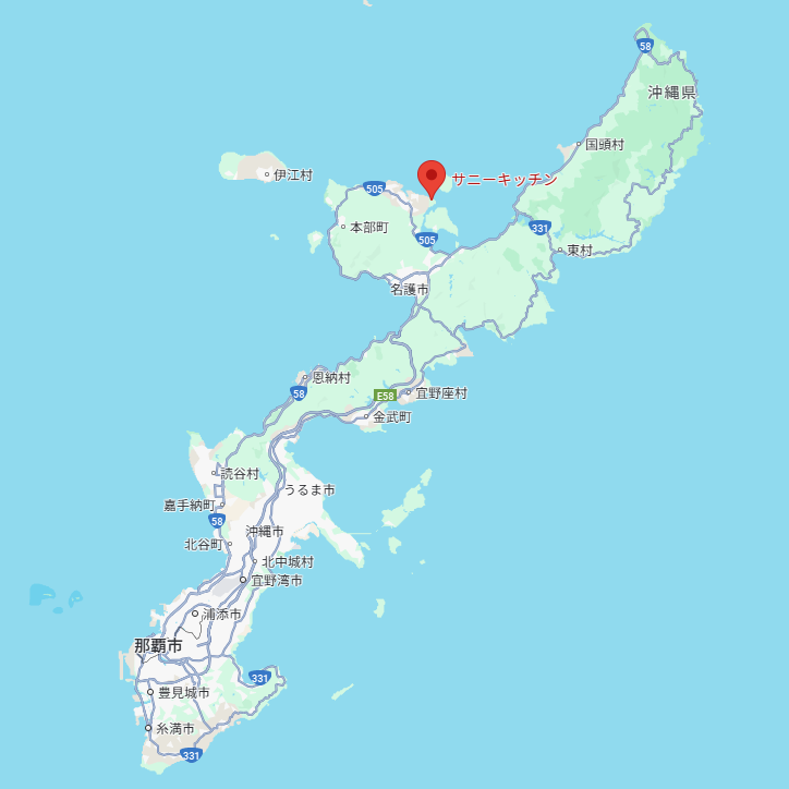 サニーキッチン沖縄の場所